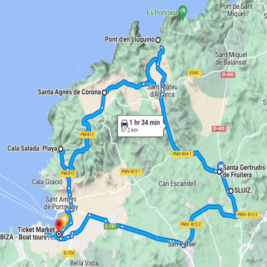 buggy-north-ibiza-rout-map