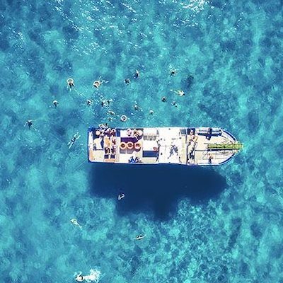 Three islands boat trip from San Antonio