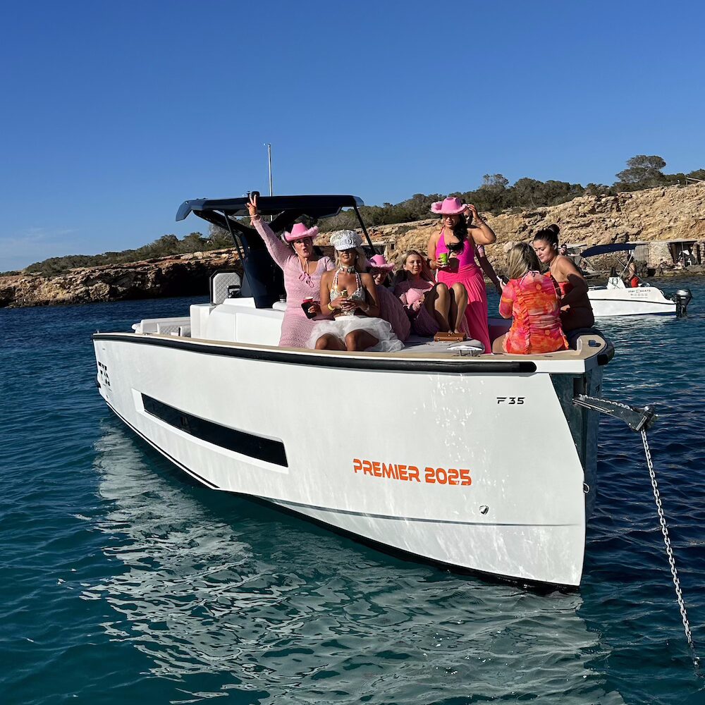 scan f35 yach charter from san antonio ibiza