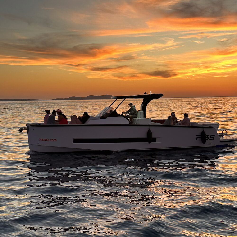 scan f35 yach charter from san antonio ibiza