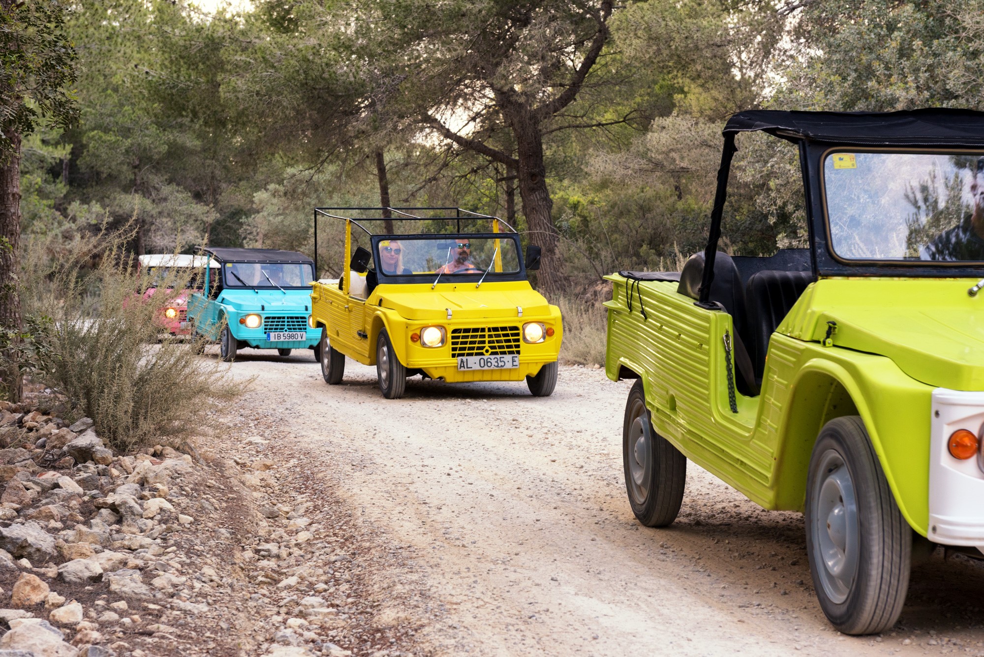 mehari cars tour ibiza adventur